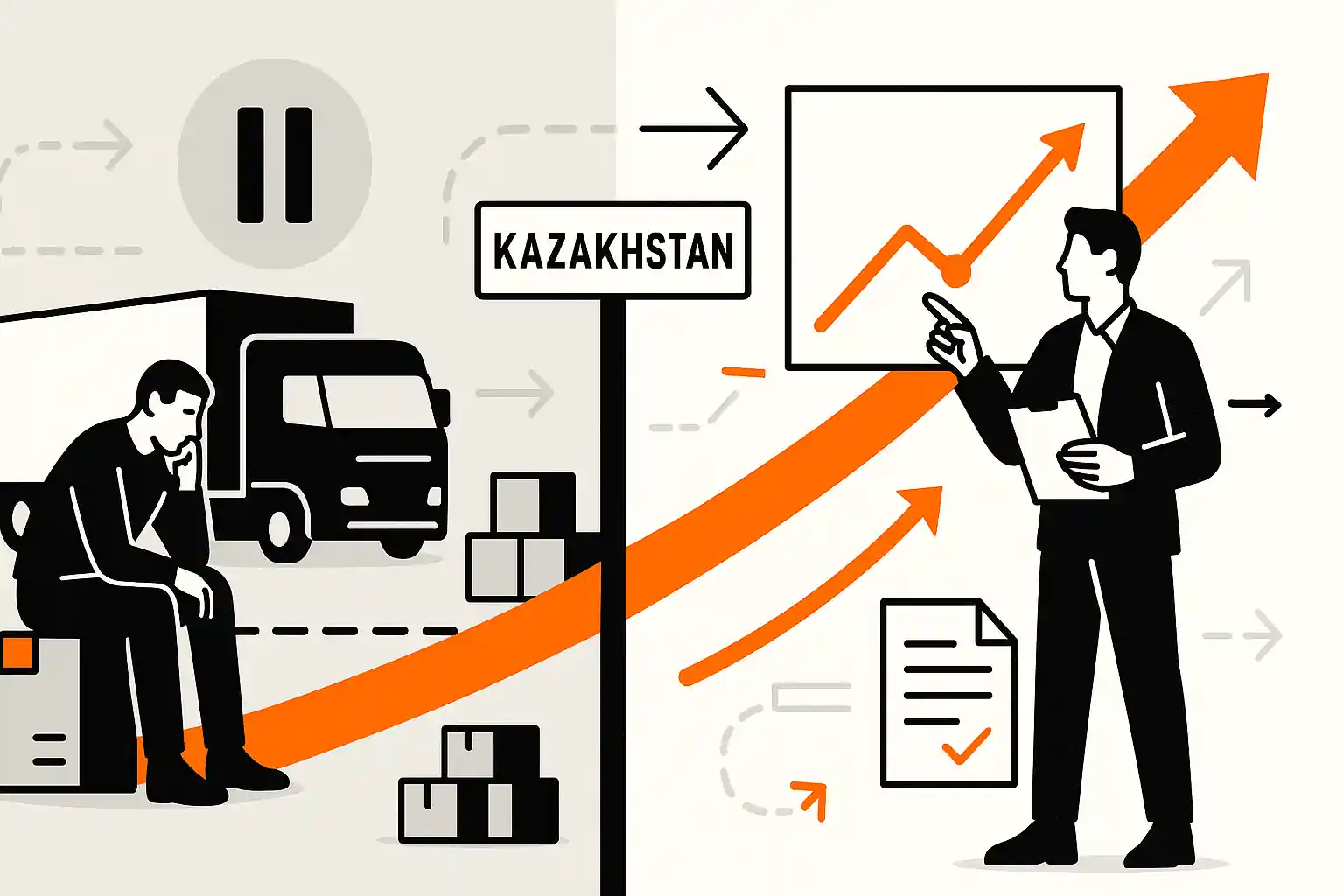 Товар застрял на границе с Казахстаном? Вот как не дать бизнесу загнуться и выстрелить в 2026-м